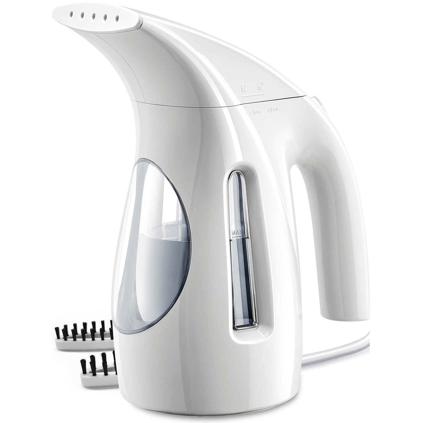 HiLIFE Steamer for Clothes, Portable Handheld Design, 240ml Big Capacity, 700W, Strong Penetrating Steam, Removes Wrinkle, for Home, Office(ONLY FOR 120V)-Black