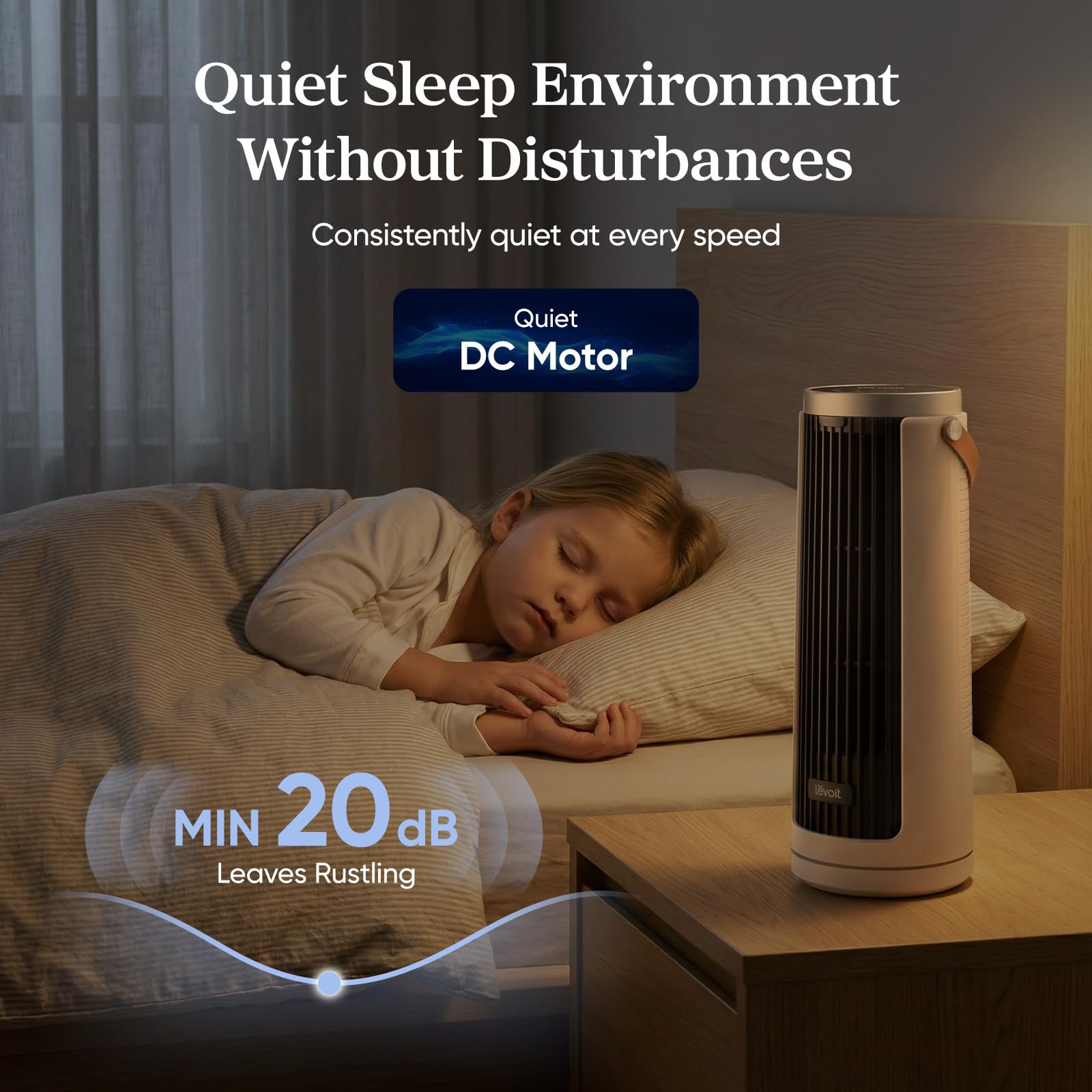 LEVOIT Classic 36 inch Tower Fan for Bedroom, 25ft/s Airflow Standing Fan that Blows Cold Air for Home, 90° Oscillation, Quiet 28dB, Remote, 12H Timer, 5 Speeds, 4 Modes with Smart Sensor, Black